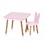 Table with chair "Butterfly" 10-025R-BOX with drawer, pink