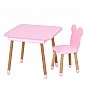 Table and chair set "Mishka" 08-025R-BOX with drawer, pink