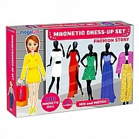 Настільна магнітна гра "Fashion story" ML4032-08 EN магнітна лялька, 27 магнітів