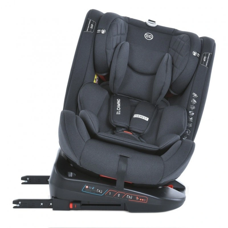 Дитяче автокрісло ME 1114 EVEREST ME 1114 Dark Gray, Dark Gray