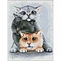 Diamond mosaic "Little Pets" Idea AMO7134 30x40 cm