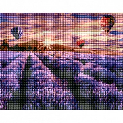 Алмазна мозаїка «Blooming lavender» Ideyka AMO7187 40x50 см