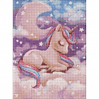 Алмазна мозаїка «Magic Dream» AMO7947 з AB стразами 30x40см