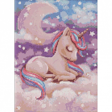 Алмазна мозаїка «Magic Dream» AMO7947 з AB стразами 30x40см