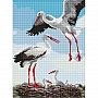 Алмазна мозаїка «Сімейство лелек» AMO8063, 30x40 см