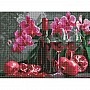 Алмазна мозаїка «Вино та орхідеї» AMO8118, 30x40 см