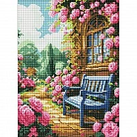 Алмазна мозаїка «Квітковий сад» AMO8140, 30x40 см
