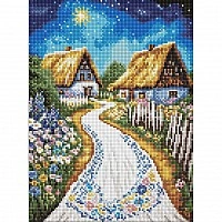 Алмазна мозаїка "Хатинка" ©art_selena_ua AMO8219, 30х40 см