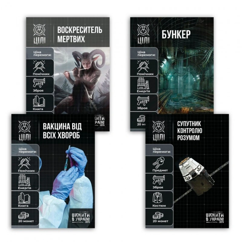Настільна гра «Вижити в Україні 2079» PLR-0013