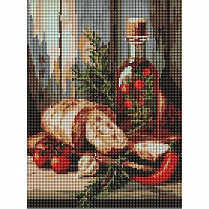 Алмазна мозаїка «Ароматний натюрморт» ©art_selena_ua AMO20098, 30×40 см