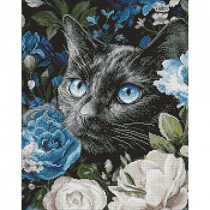 Алмазна мозаїка «Ніжність серед кольорів» ©art_selena_ua AMO20239, 40х50 см