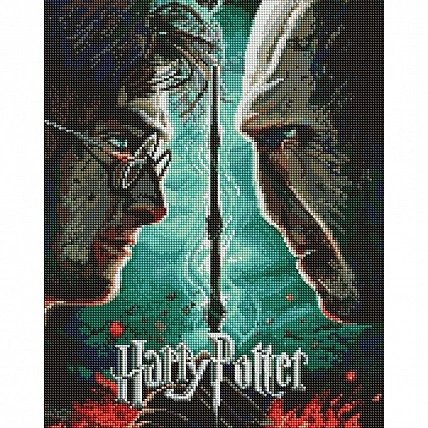 Алмазна мозаїка "Гаррі Поттер: Гаррі та Волдеморт" ©Warner Bros AMO20357, 40×50 см
