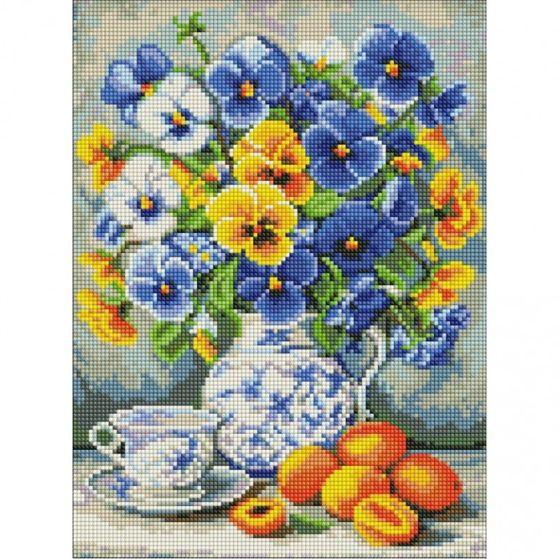 Алмазна мозаїка "Братчики і абрикоси" ©art_selena_ua AMO20463, 30х40 см