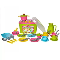 Toy dish set "Kitchen Set No. 9" 3596TXK, 37 items