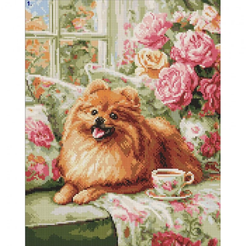 Алмазна мозаїка "Аромат щастя" ©art_selena_ua AMO20055, 40×50 см