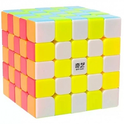 Кубик Рубика без наклейок 158QiYi, QiZheng S 5x5