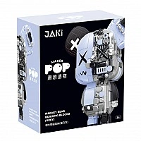 Дитячий конструкторський набір «Magnetic Vibe» JAKI JK6250-4 серія «Cyberpunk bears» 546 деталей