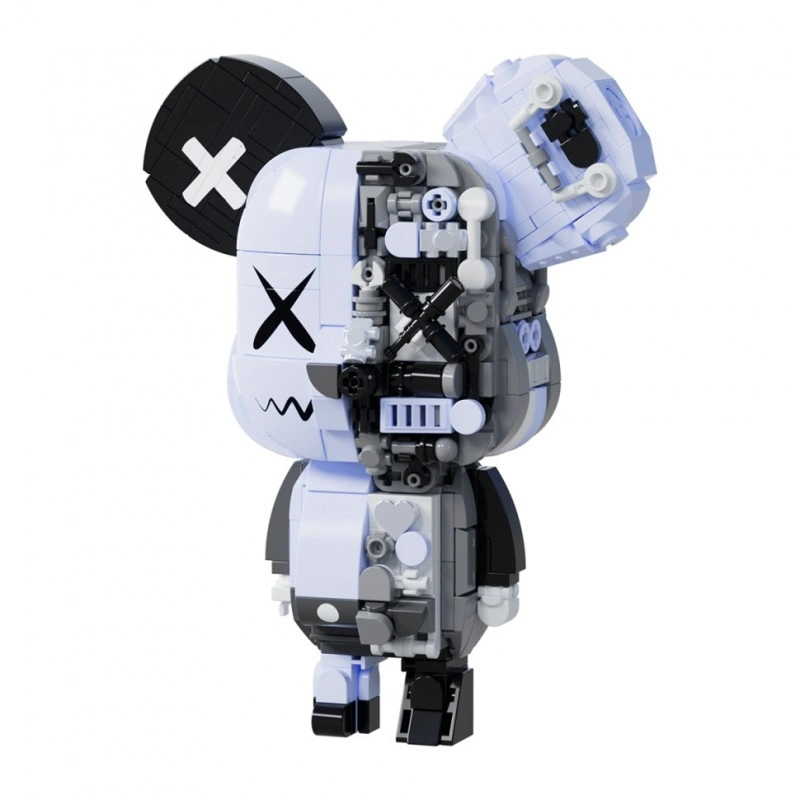 Дитячий конструкторський набір «Magnetic Vibe» JAKI JK6250-4 серія «Cyberpunk bears» 546 деталей