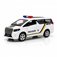 TechnoDrive Toyota Alphard "Police" Children's Car Model, 1:40 Scale