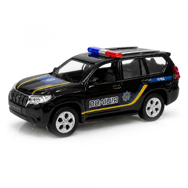 Дитяча автомобільна модель Toyota Prado "Поліція" TechnoDrive KM260416P, масштаб 1:40