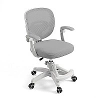 Children's chair M 6483-11 with foldable armrests, gray