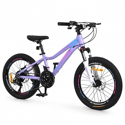 Дитячий велосипед "BALANCE" BL-2002, 20 дюймів, бузок
