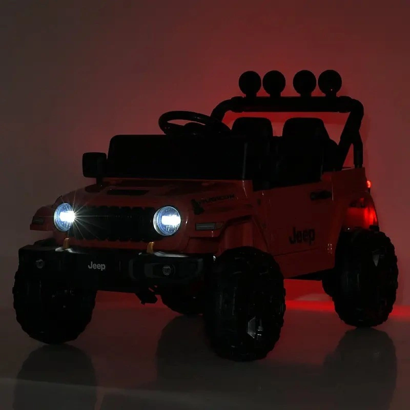 Дитячий електромобіль Джип M 6312EBLR-3(24V) до 30 кг, червоний