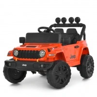 Дитячий електромобіль Джип M 6312EBLR-7(24V) до 30 кг, помаранчевий