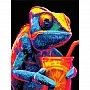 Картина по номерам "Веселый хамелеон" RBSB0006, 30x40 см