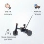 Дитячий триколісний велосипед 3 в 1 El Camino FOLDI ME 1202 Graphite