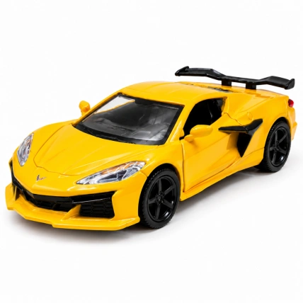 Автомодель дитяча "Chevrolet Corvette Z06 2023" 260156U, масштаб 1:37 оранжевий