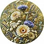 Картина по номерам "Полевой букет" OR2012 диаметр 50 см