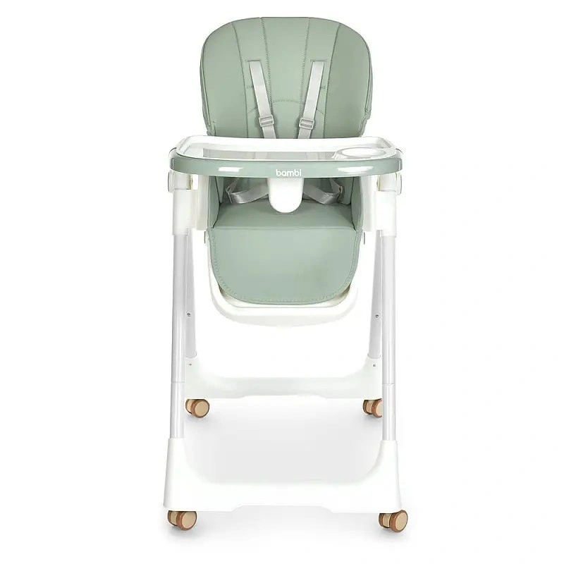 Стільчик для годування Bambi M 5673 Mint, м’ятний, для дітей від 6 місяців, до 30 кг