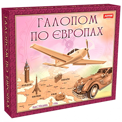 Настольная игра "Галопом по Европе" 0840 развивающая