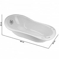 Bathtub TechnoK, art. 8409TXK Silver
