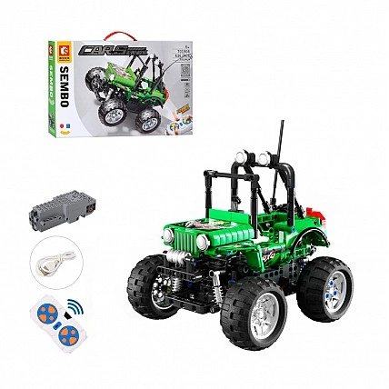 Конструктор на радиоуправлении "Машина" Bambi 701904 436 деталей