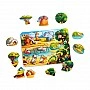 Деревянная настольная игра "А где звери?" Ubumblebees (ПСД175) PSD175 сортер-вкладыш