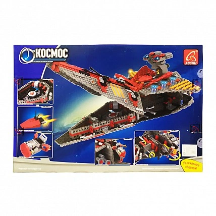 Детский конструктор "Звездолет" Keedo 25113, 1472 элемента