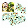 Деревянная настольная игра "Дикие и домашние животные" Ubumblebees (ПСФ021) PSF021 сортер-комодик