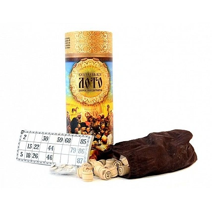 Настольная игра лото Козацкое 6080DT в тубусе