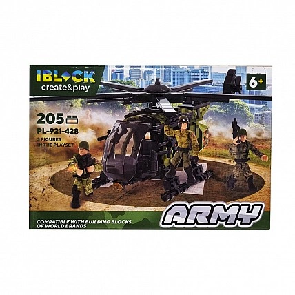 Конструктор Армия IBLOCK PL-921-428, 4 вида Вид 3
