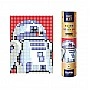Картина по номерам стикерами в тубусе "Робот синий" (R2D2) , 1200 стикеров 1876, 33х48 см