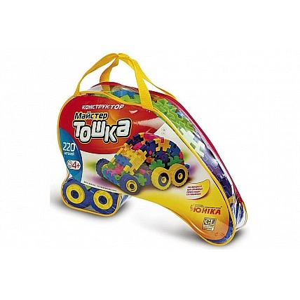 Конструктор с крупными деталями «Мастер Тошка» 80037UNK, 220 запчастей