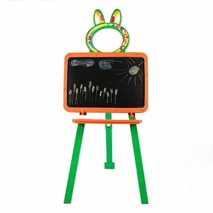 Развивающая доска для рисования магнитная 013777/3 оранжево-зелёная