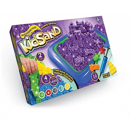 Комплект креативного творчества Кинетический песок KidSand KS-02-01U, 1600г