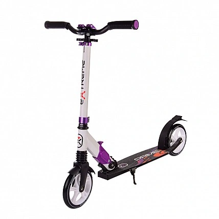 Самокат городской 2-х колёсный SC21015 (RL7T),Extreme Motion PRIME,PU180 мм, алюминиевый Фиолетовый