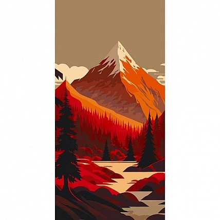 Картина по номерам "Перед сумерками" 11024-AC 40х80 см