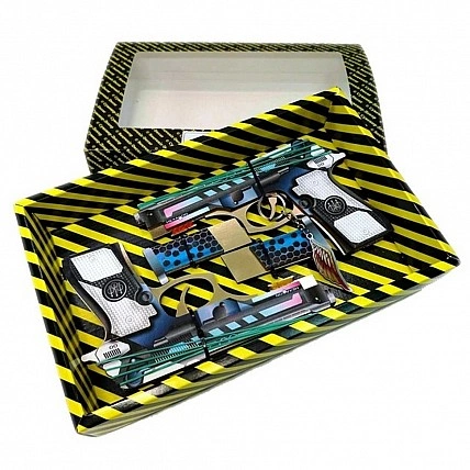 Сборная модель резинострел "Berettas HEXAGON" BOX DB-HE 2 шт