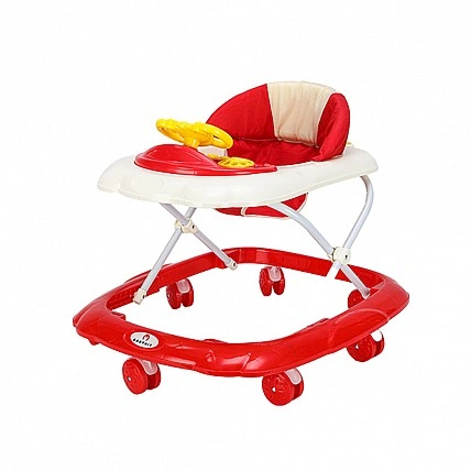 Ходунки детские BW2303 с погремушками 64x52x54 см Красный