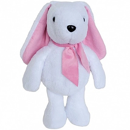 Игрушка мягконабивная Зайчонок МС 080501-09 белый 33 см